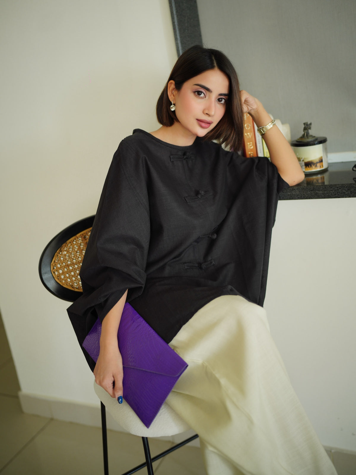 MIDNIGHT CHIC TWO-PCS SET 00186