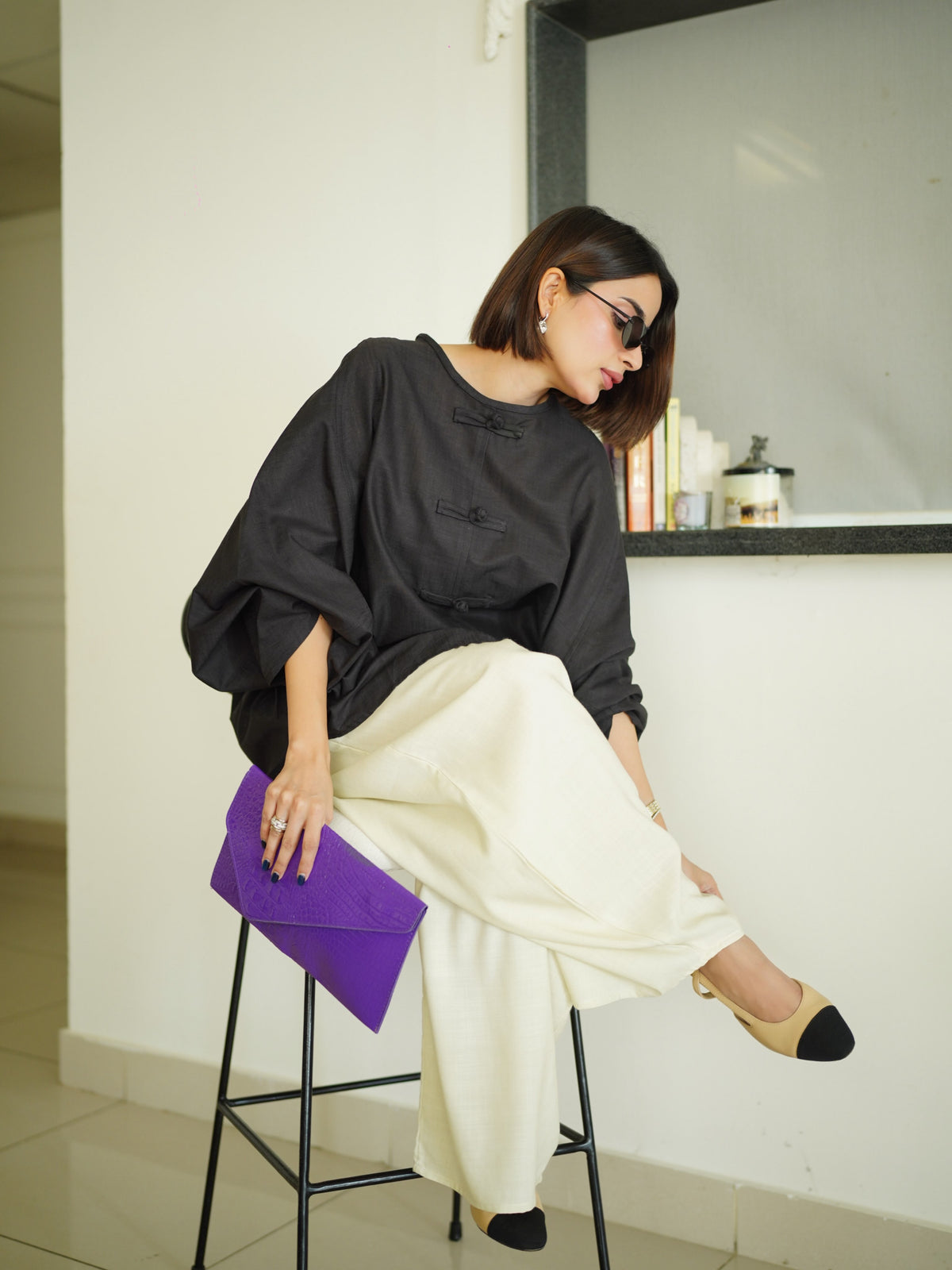 MIDNIGHT CHIC TWO-PCS SET 00186