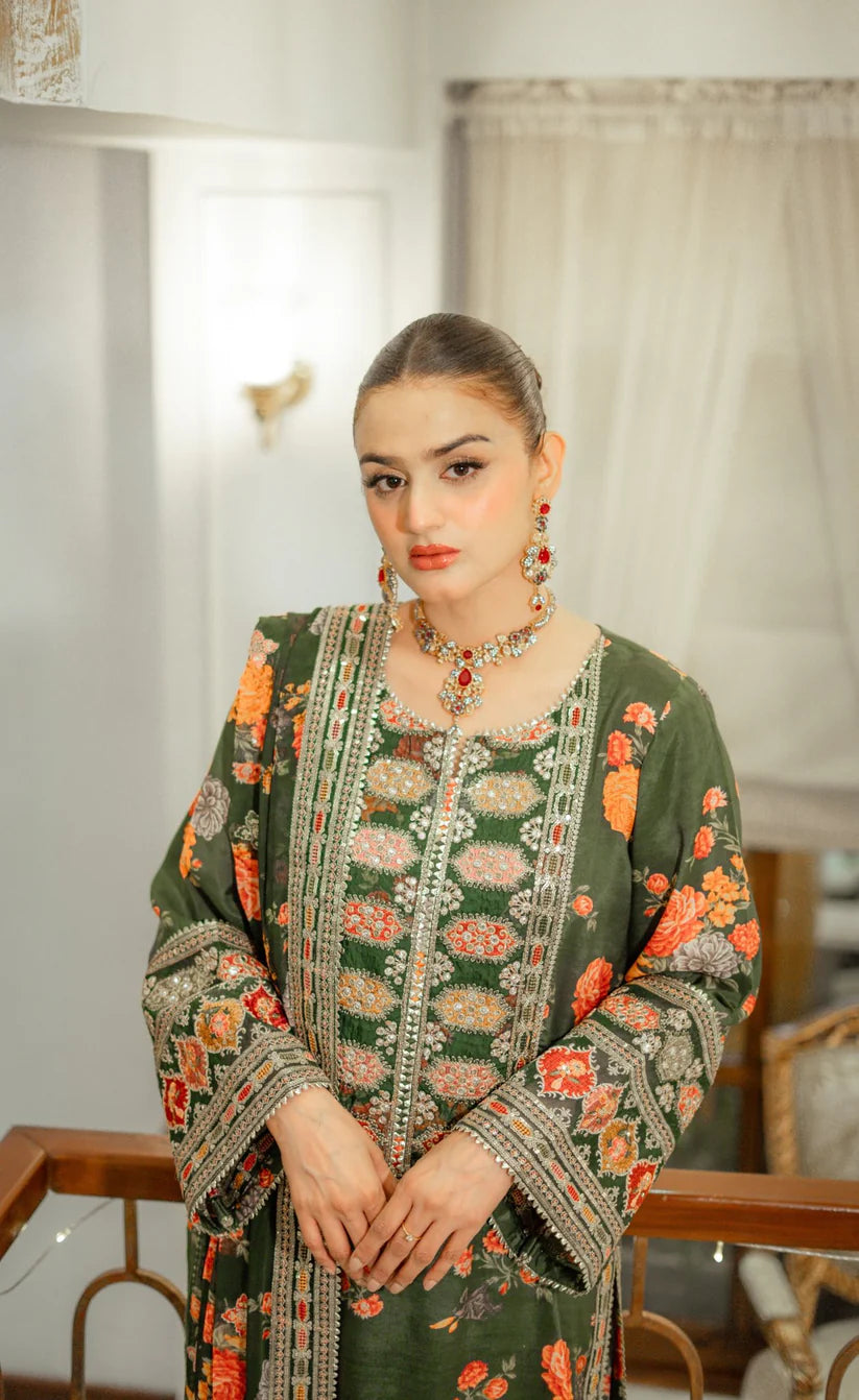 Zcc 0075 -  Embroidered 3pec