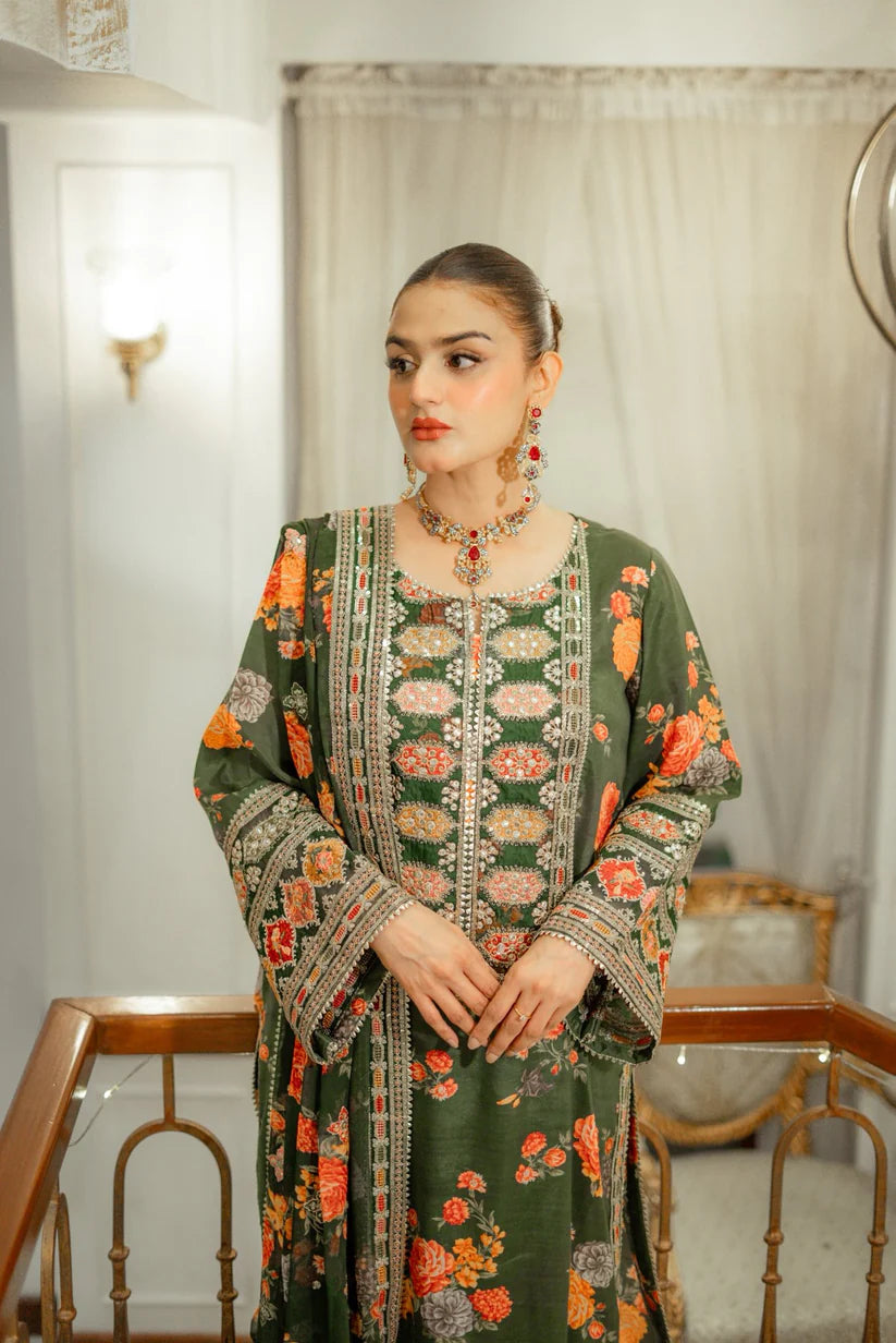 Zcc 0075 -  Embroidered 3pec