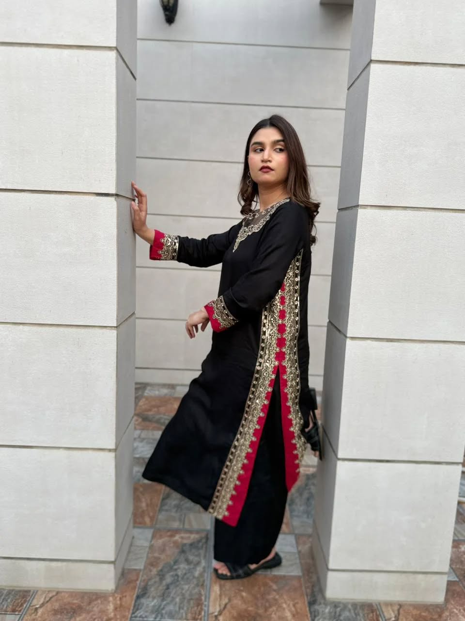Zcc 0029 Embroidered 2pec