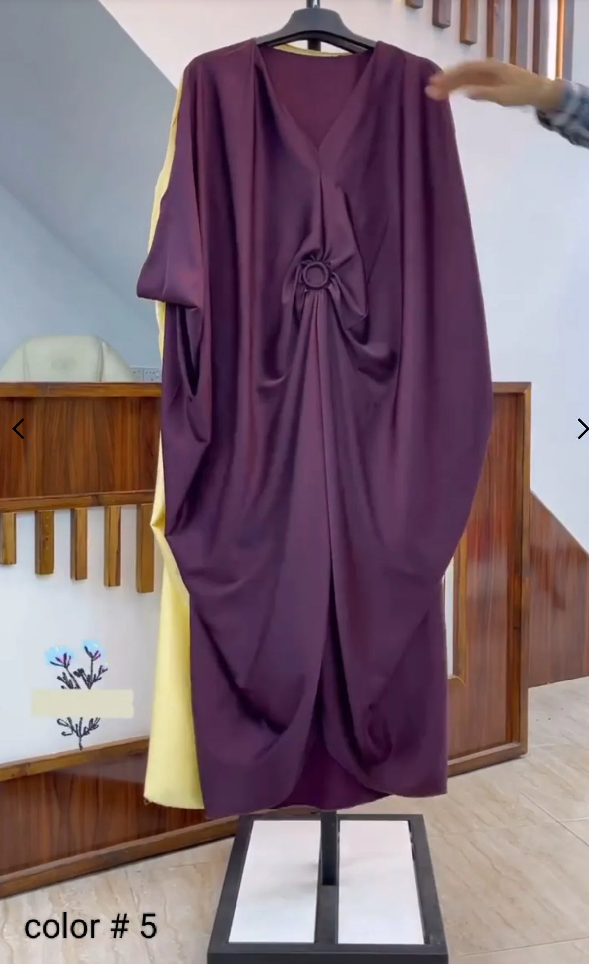 ZCC-20 ARABIC GRIP SILK KAFTAN