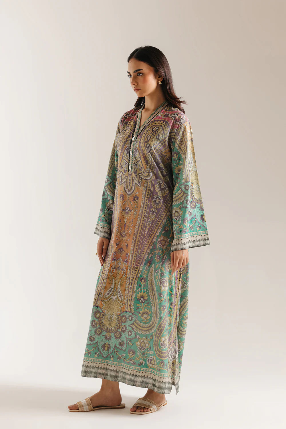 Zcc 00117 Kaftan 2pec