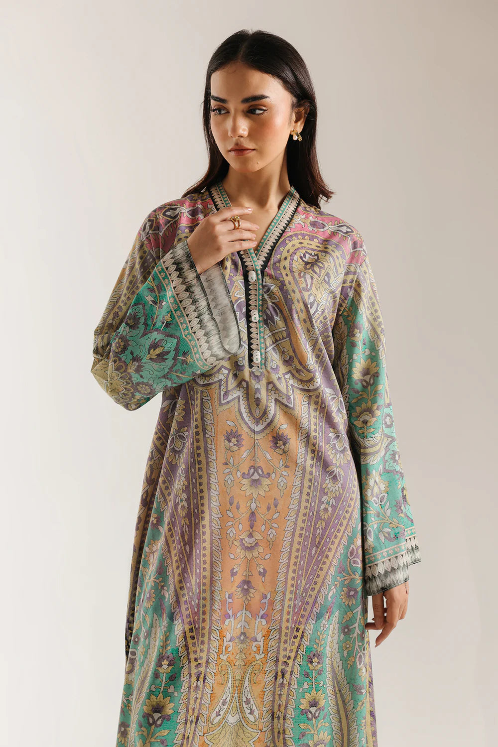 Zcc 00117 Kaftan 2pec