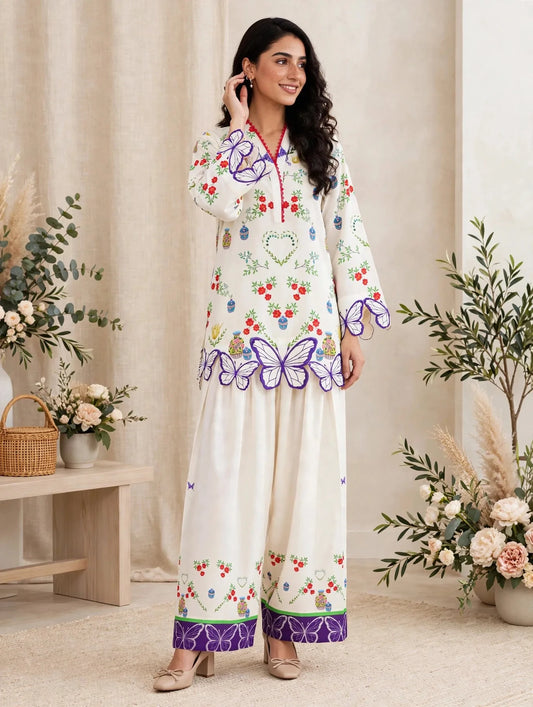 Zcc-00159 butterfly 2 pcs